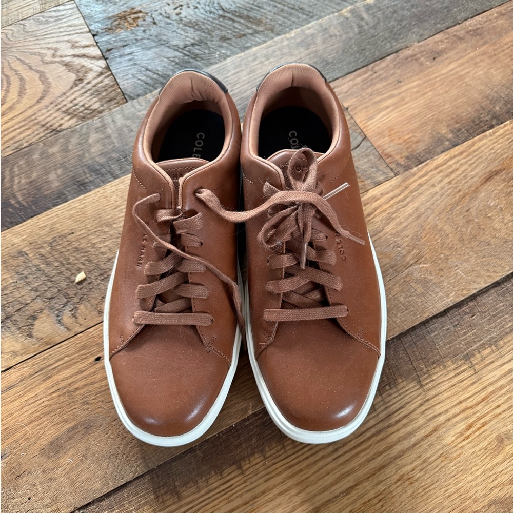 Cole Haan Tan Leather Men's Sneakers